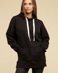 Oversized Hoodie Longline Sweatshirt