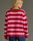 Pink & Red Sweater