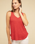 V Neck Sleeveless Cami Top