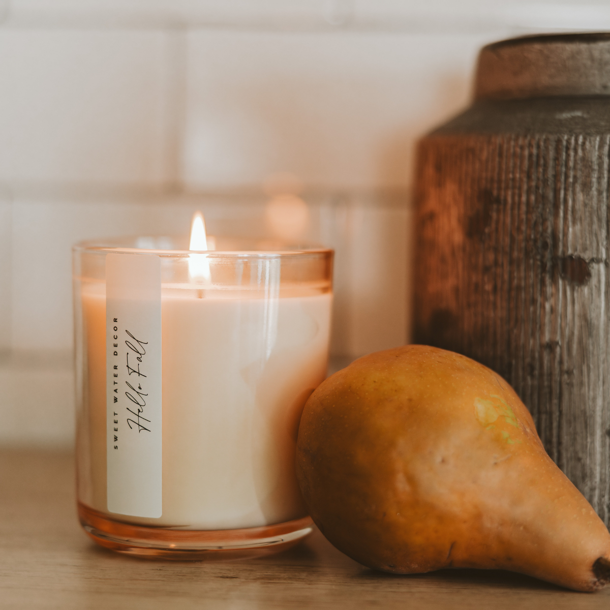 Hello Fall Candle 🍎🍂✨