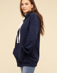 Oversized Hoodie Longline Sweatshirt