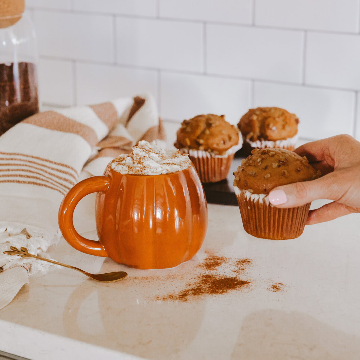 Orange Pumpkin Mug 🎃☕🍂