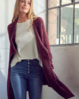 CHUNKY SWEATER KNIT CARDIGAN