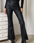 Kancan Slit Flare Leg Pants