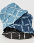 Diamond Print Bucket Hat