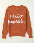 Hello Pumpkin Sweater