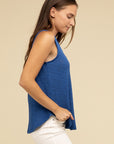 V Neck Sleeveless Cami Top