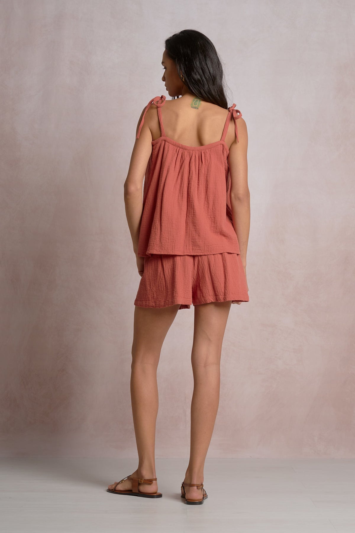 Doka Tie-Strap Cotton Tank