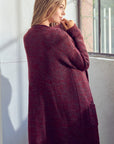 CHUNKY SWEATER KNIT CARDIGAN