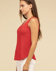 V Neck Sleeveless Cami Top