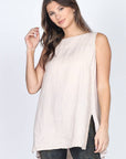 Linen Tunic in Bone