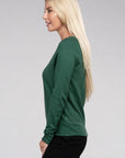 Viscose Round Neck Basic Sweater