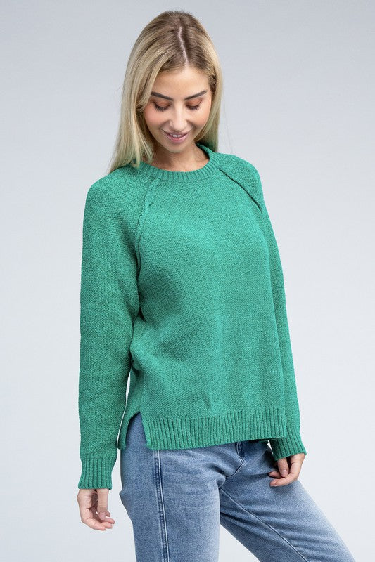 Raglan Chenille Sweater