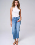 High Rise Wide Leg Crop