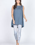 Linen Tunic in Denim