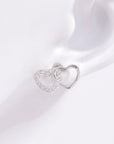 Sterling Silver Heart Earrings