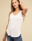 V Neck Sleeveless Cami Top