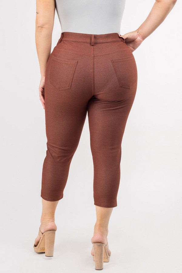 Capri- Stretch Pull-On Jeggings 👖 Curvy