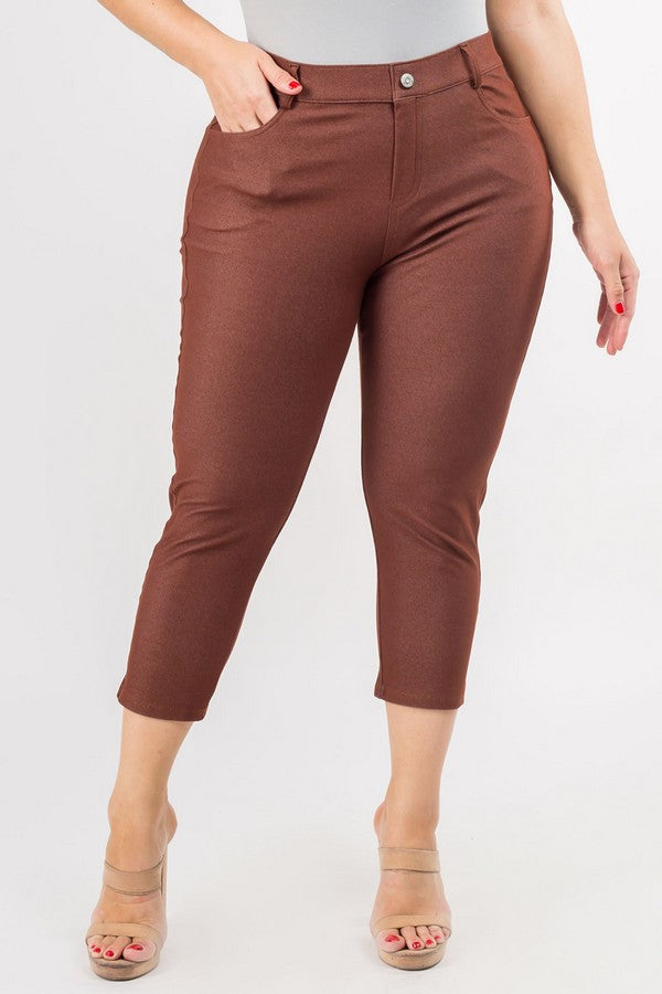 Capri- Stretch Pull-On Jeggings 👖 Curvy