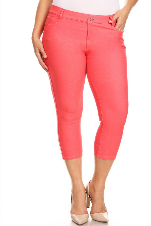 Capri- Stretch Pull-On Jeggings 👖 Curvy