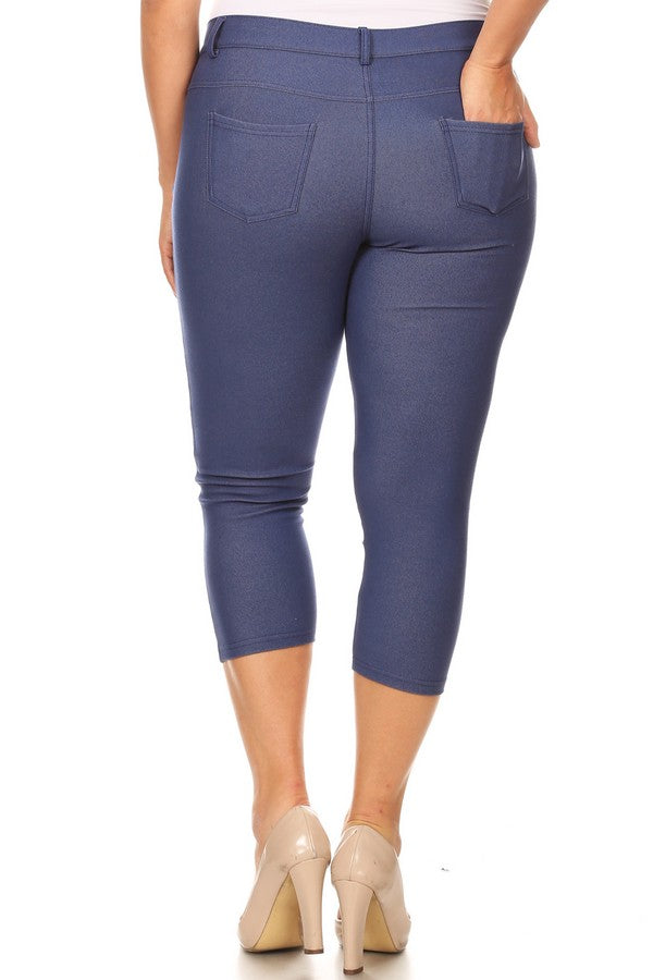 Capri- Stretch Pull-On Jeggings 👖 Curvy