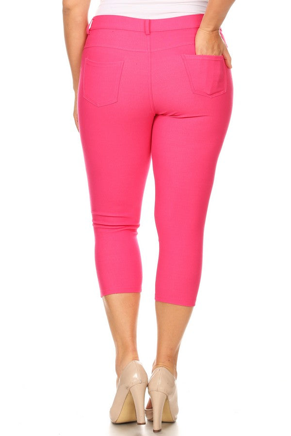 Capri- Stretch Pull-On Jeggings 👖 Curvy