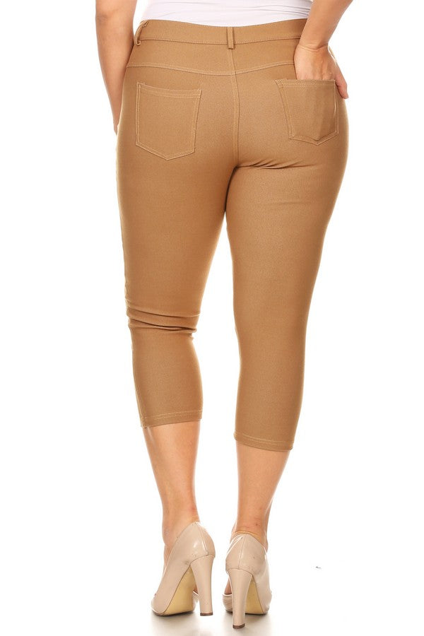 Capri- Stretch Pull-On Jeggings 👖 Curvy