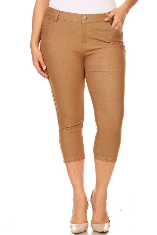 Capri- Stretch Pull-On Jeggings 👖 Curvy