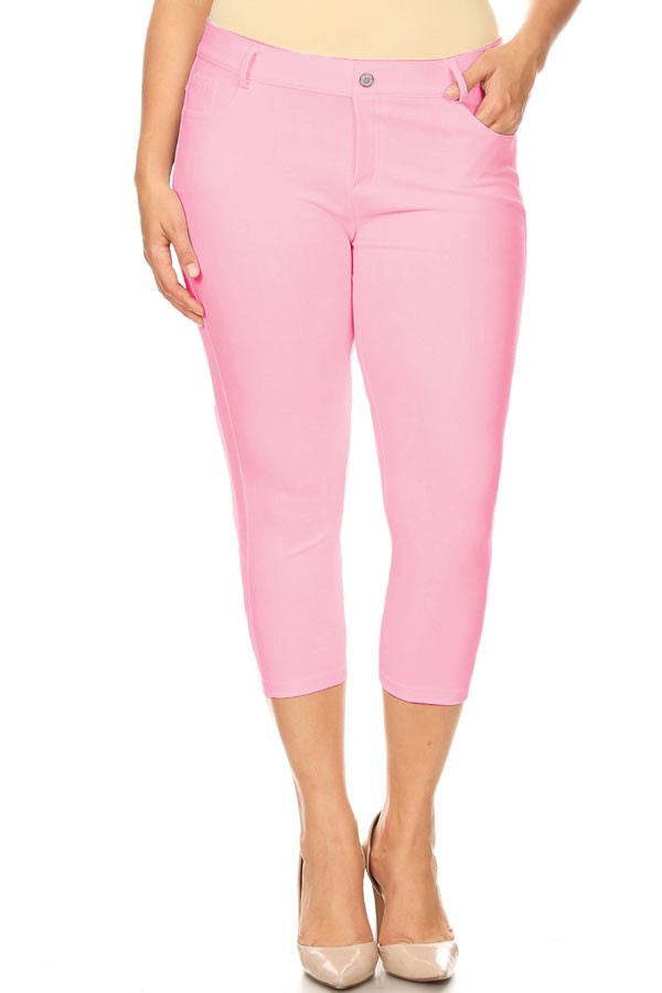 Capri- Stretch Pull-On Jeggings 👖 Curvy