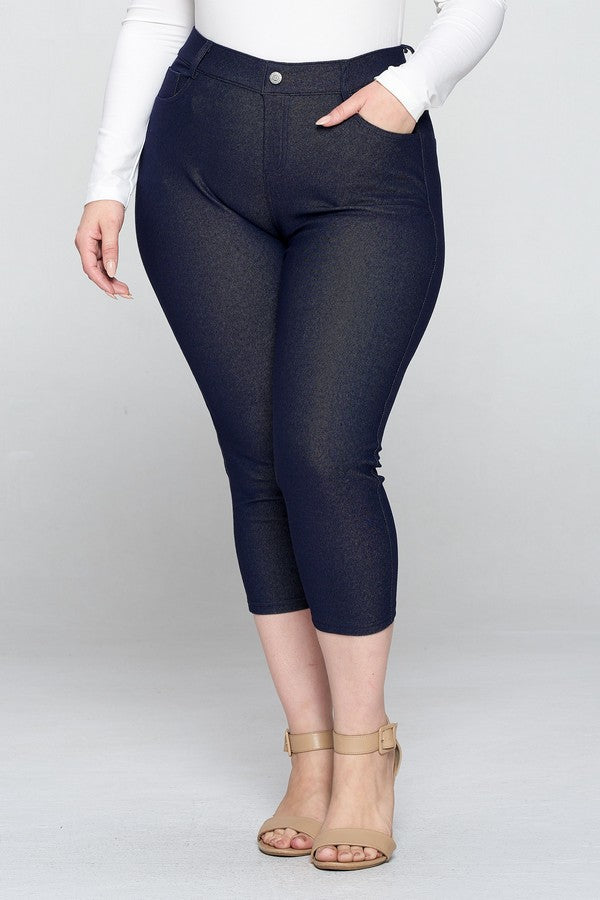 Capri- Stretch Pull-On Jeggings 👖 Curvy