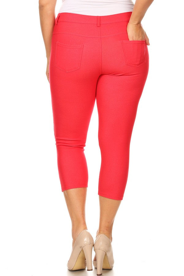 Capri- Stretch Pull-On Jeggings 👖 Curvy