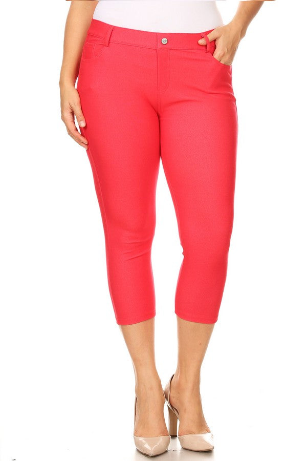 Capri- Stretch Pull-On Jeggings 👖 Curvy