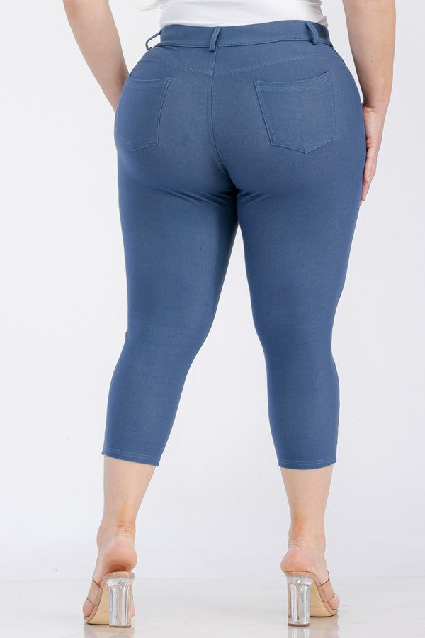 Capri- Stretch Pull-On Jeggings 👖 Curvy