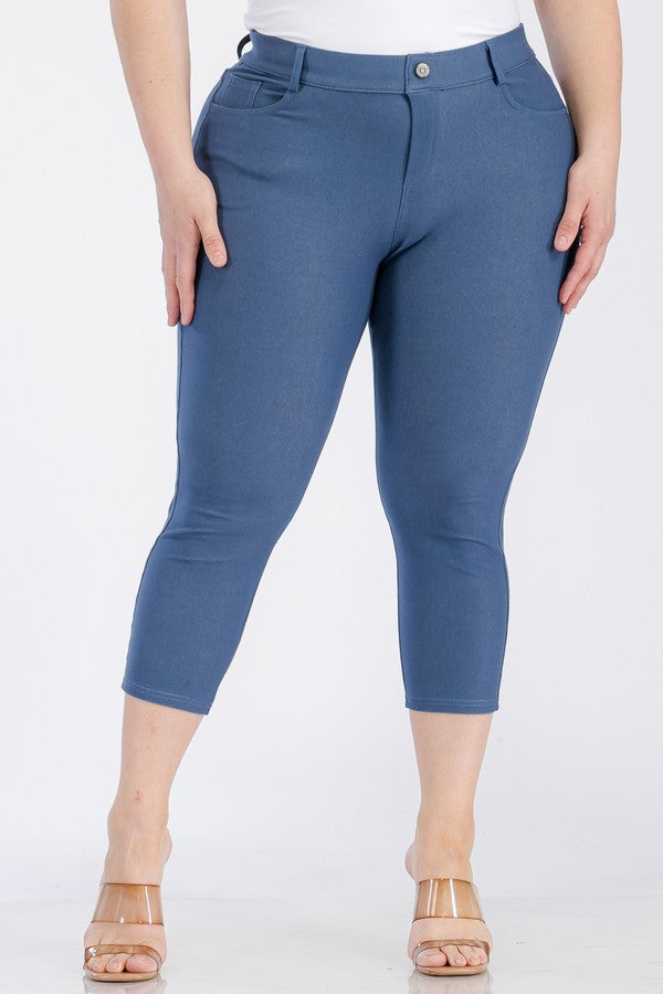 Capri- Stretch Pull-On Jeggings 👖 Curvy