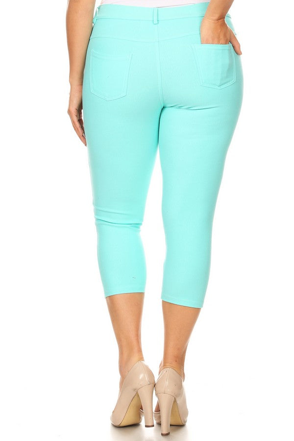 Capri- Stretch Pull-On Jeggings 👖 Curvy