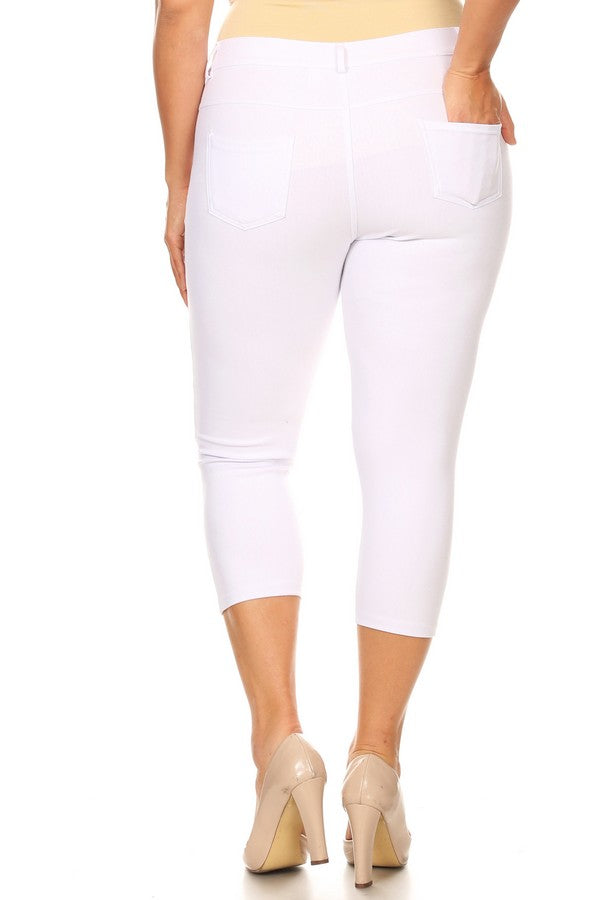 Capri- Stretch Pull-On Jeggings 👖 Curvy