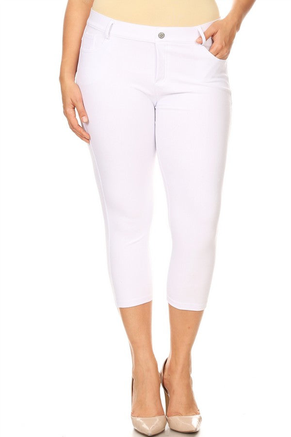 Capri- Stretch Pull-On Jeggings 👖 Curvy