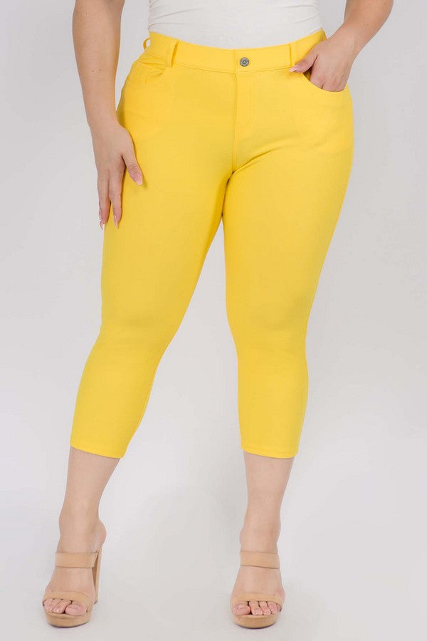 Capri- Stretch Pull-On Jeggings 👖 Curvy