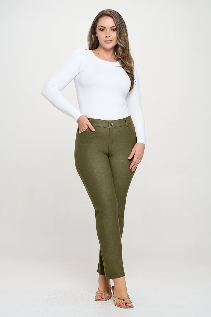 Everyday Comfort Pull-On Straight Leg Pants ✨ Curvy