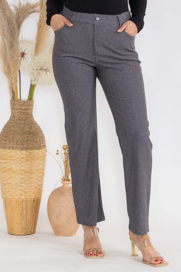 Everyday Comfort Pull-On Straight Leg Pants ✨ Curvy