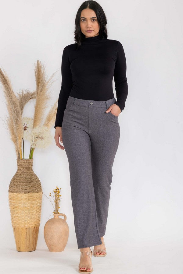 Everyday Comfort Pull-On Straight Leg Pants ✨ Curvy
