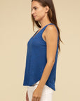 V Neck Sleeveless Cami Top