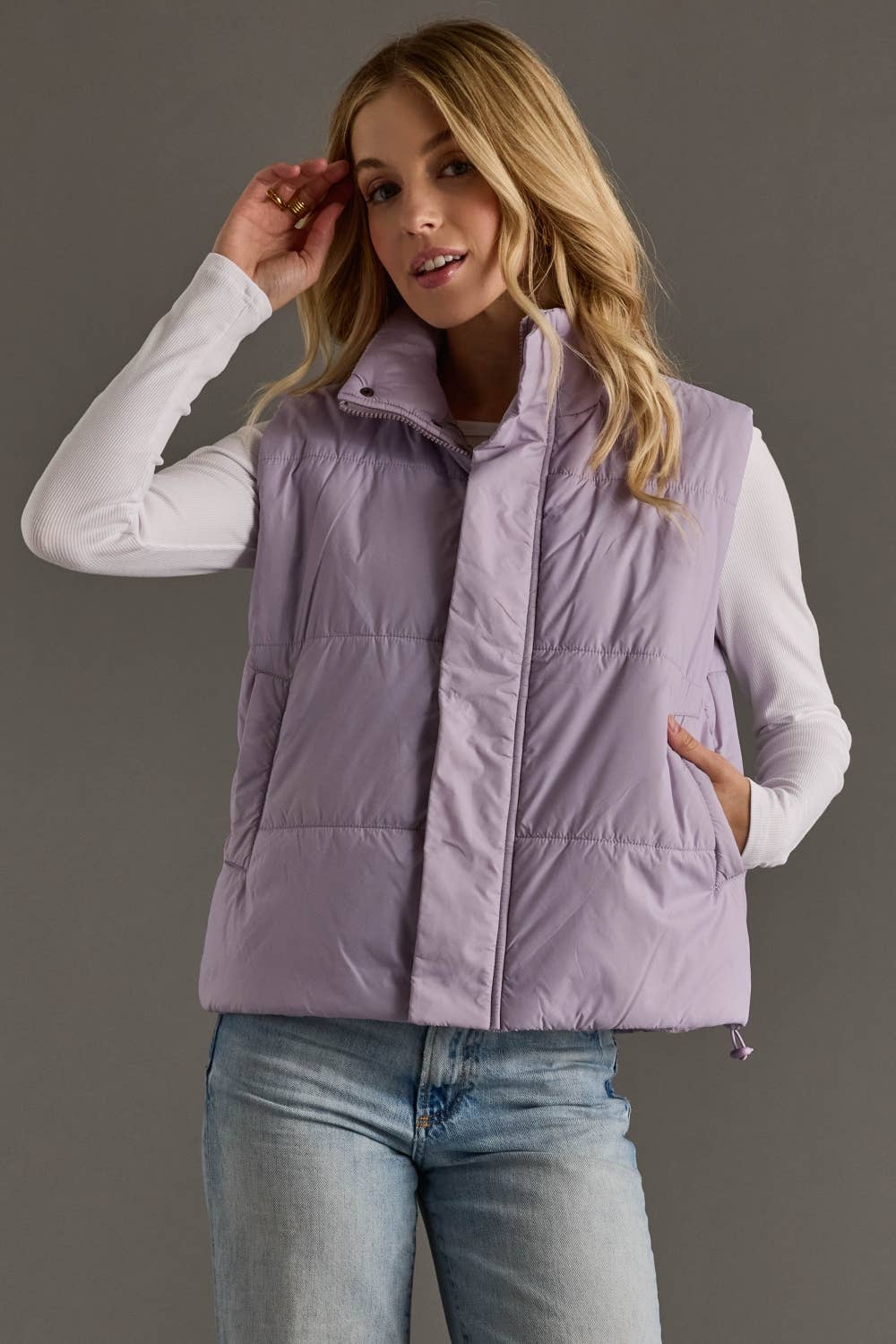 Light Lavender Puffer Vest 💜✨