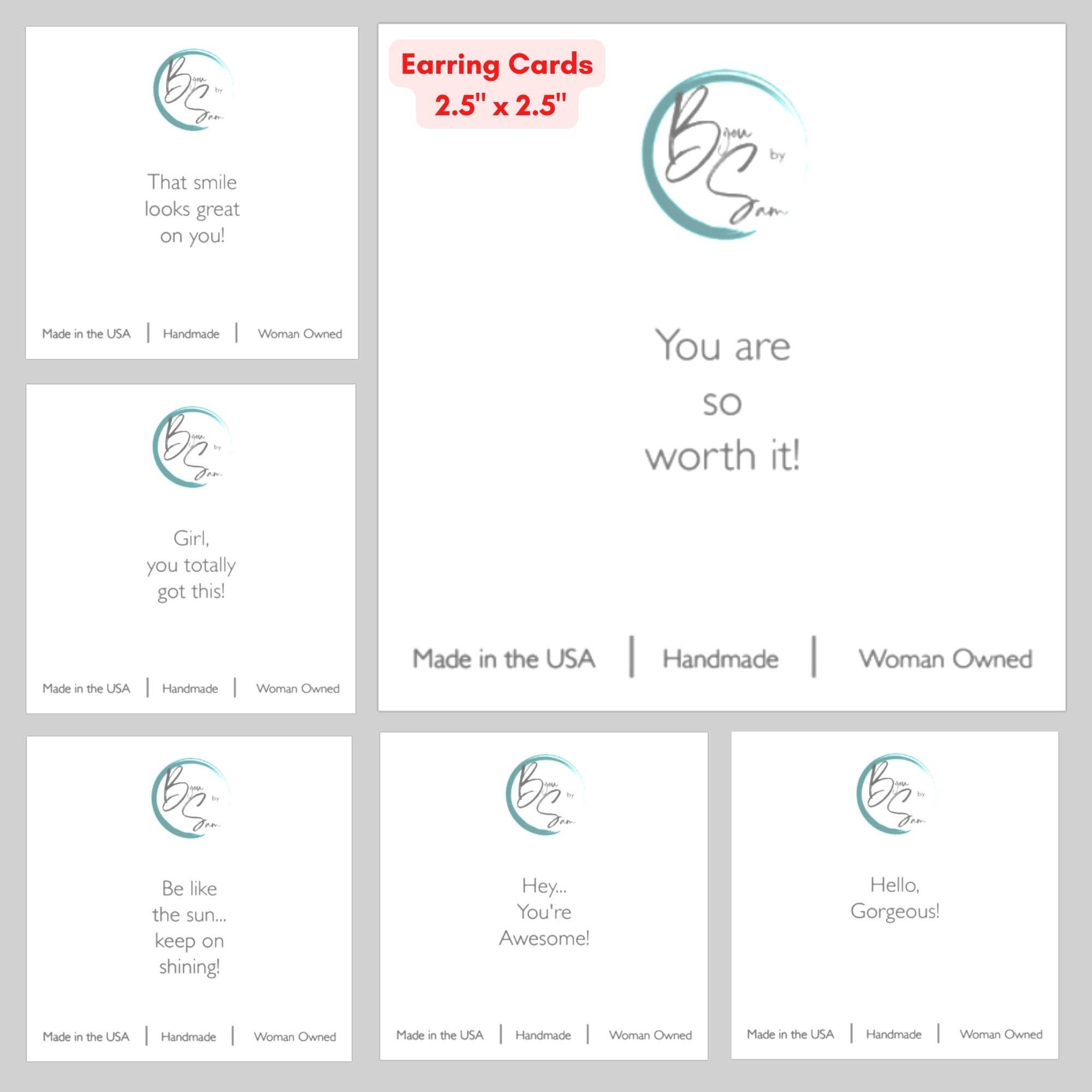 Modern Turquoise and Sterling Silver Threaders - Boho style