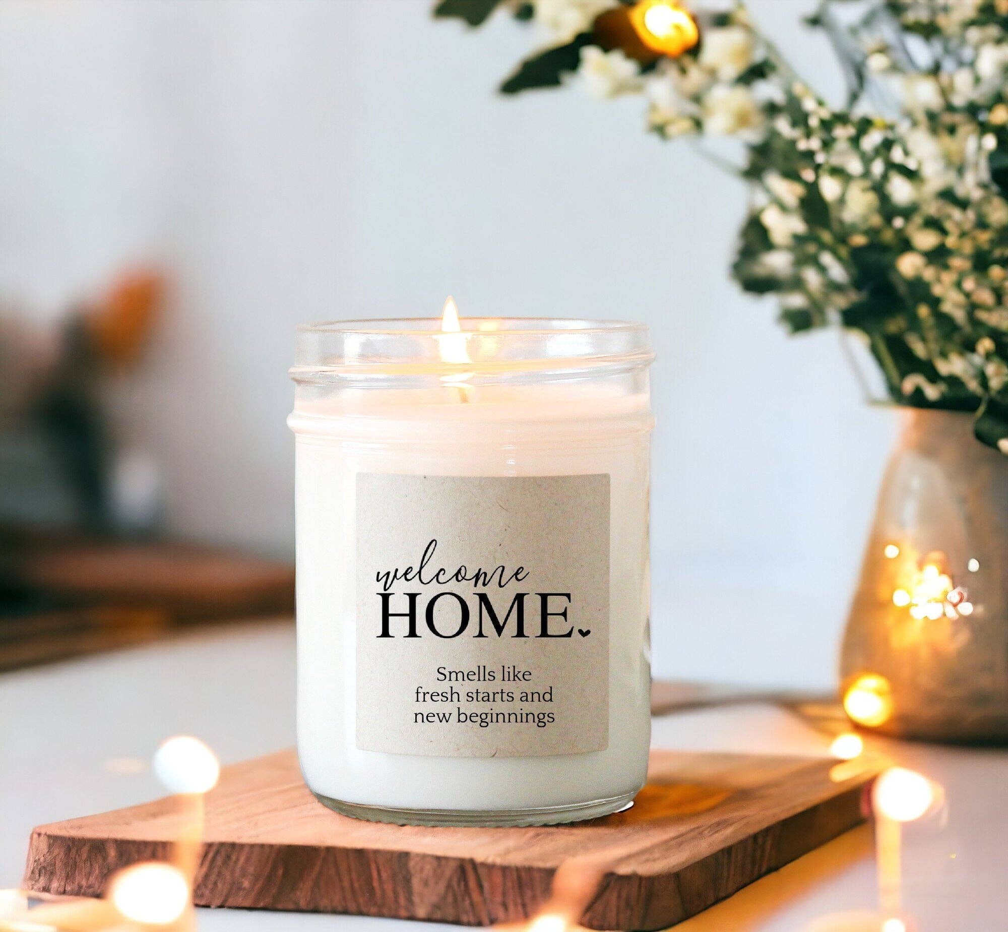 Welcome Home Candle | New Home Gift