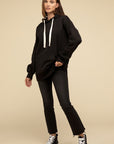 Oversized Hoodie Longline Sweatshirt