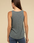 V Neck Sleeveless Cami Top