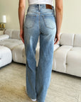 Judy Blue Full Size High Waist Wide Leg Jeans