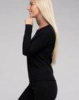 Viscose Round Neck Basic Sweater