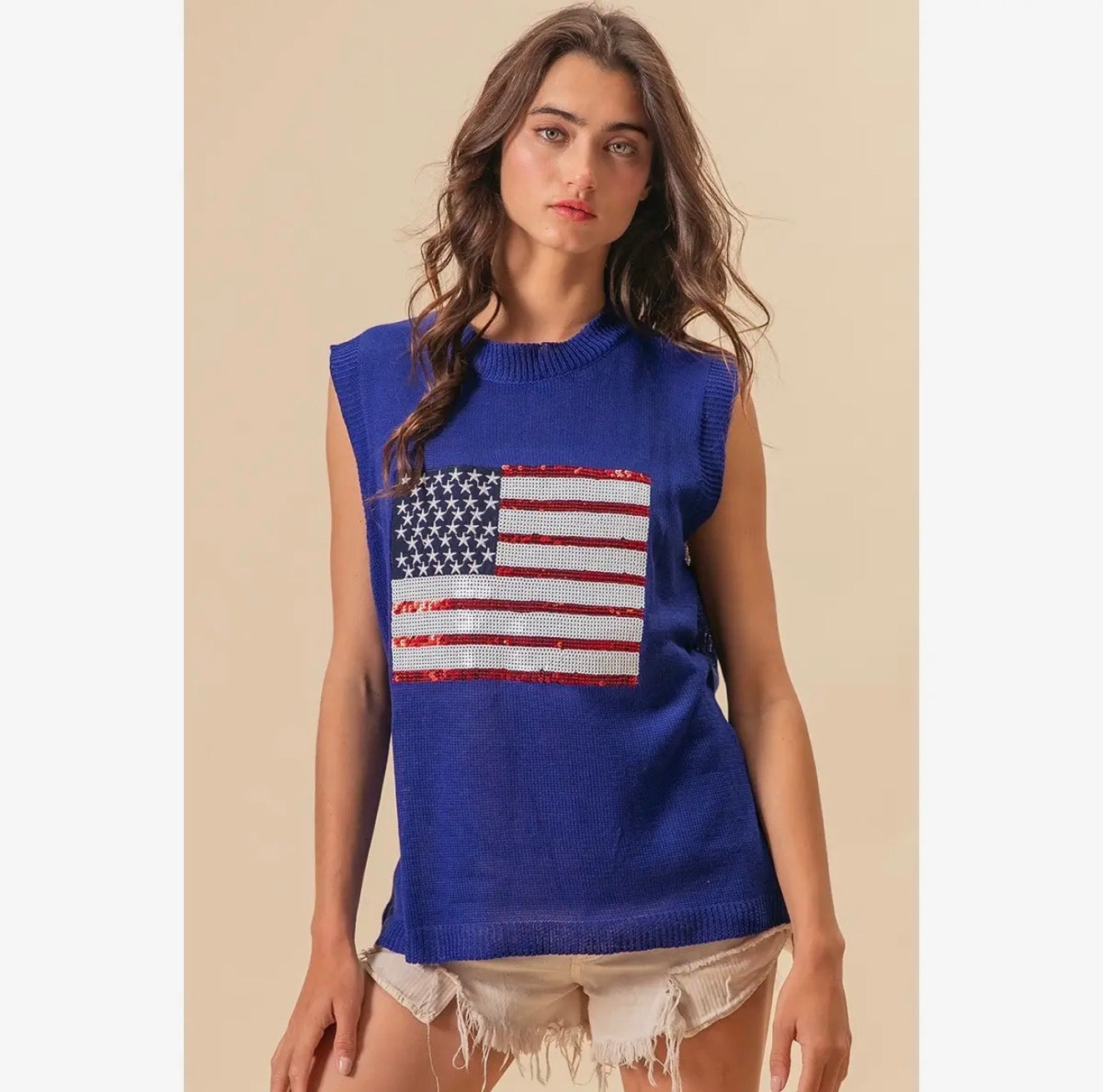 Party in the USA 🇺🇸 Flag Sequin Tank